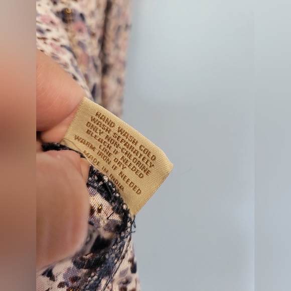 Nalini Bell Sleeve Open Front Floral Print Cardigan Multicolor One Size - Picture 6 of 10